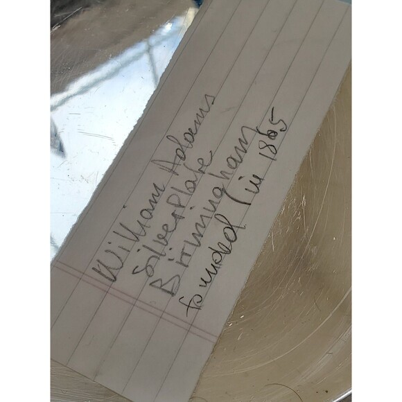 Antique Vintage William Adams England Footed Dome Butter Caviar Dish Scalloped - Picture 9 of 13